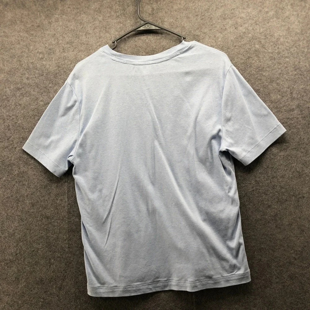 Banana Republic‎ Luxe Touch T-Shirt Mens Small Light Blue Short Sleeve Crewneck